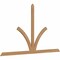 Ekena Millwork Richland Timber Gable Bracket, Western Red Cedar, 96"W x 56"H x 1 1/2"D x 3 1/2"F, 14/12 Pitch GBW096X56X0204RIC00SWR - alternate 5